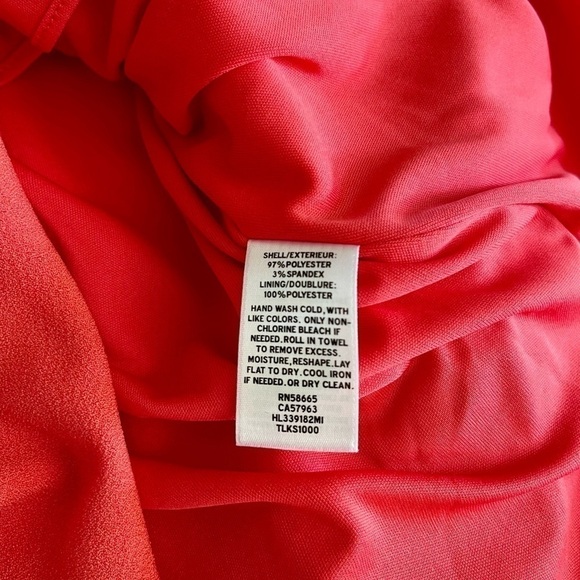 CHELSEA28, NWOT, VIBRANT ORANGE DRESS, SIZE 10. - Picture 7 of 7